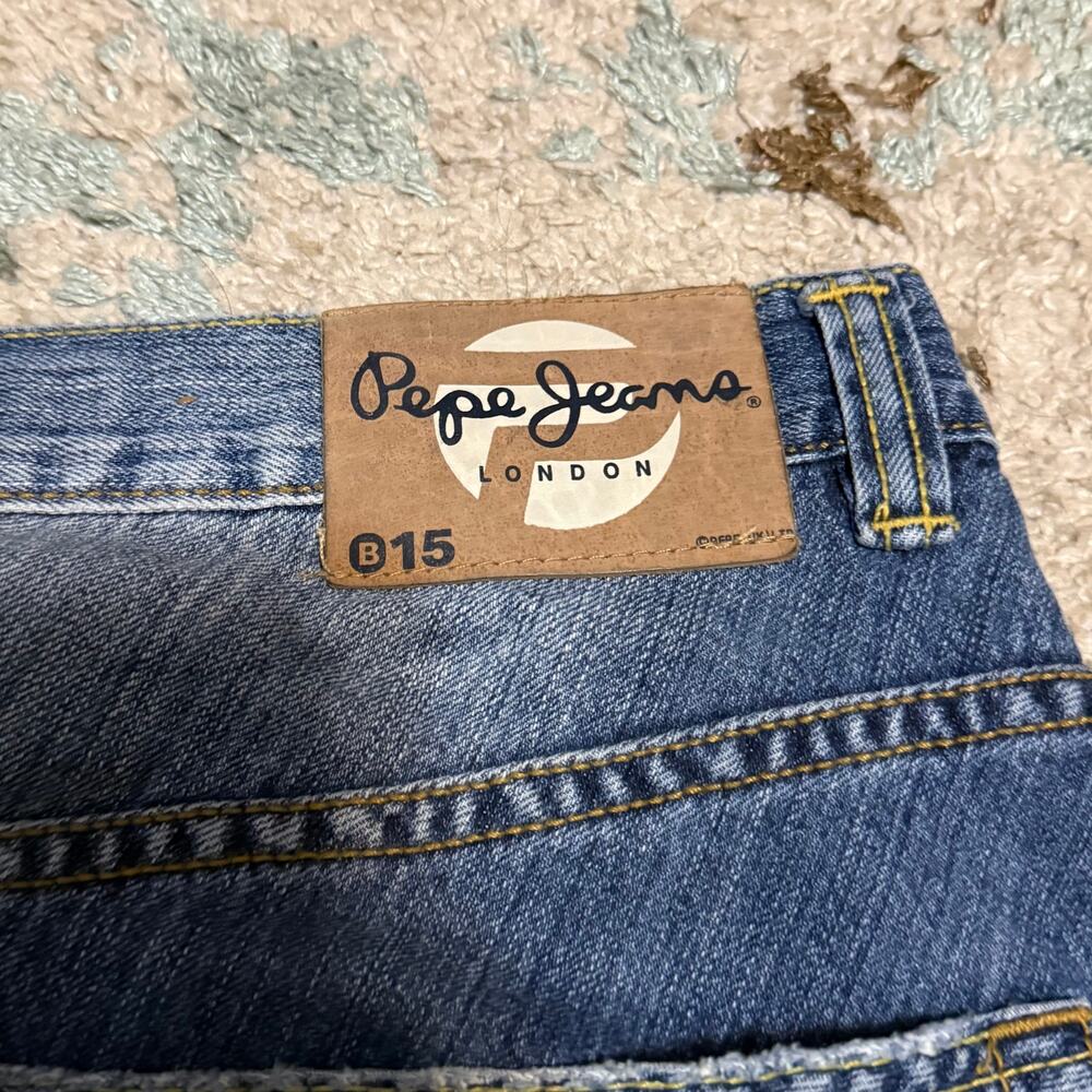Vintage Pepe Jeans London Baggy Jeans Size 38x33 Y2K - Picture 4 of 6